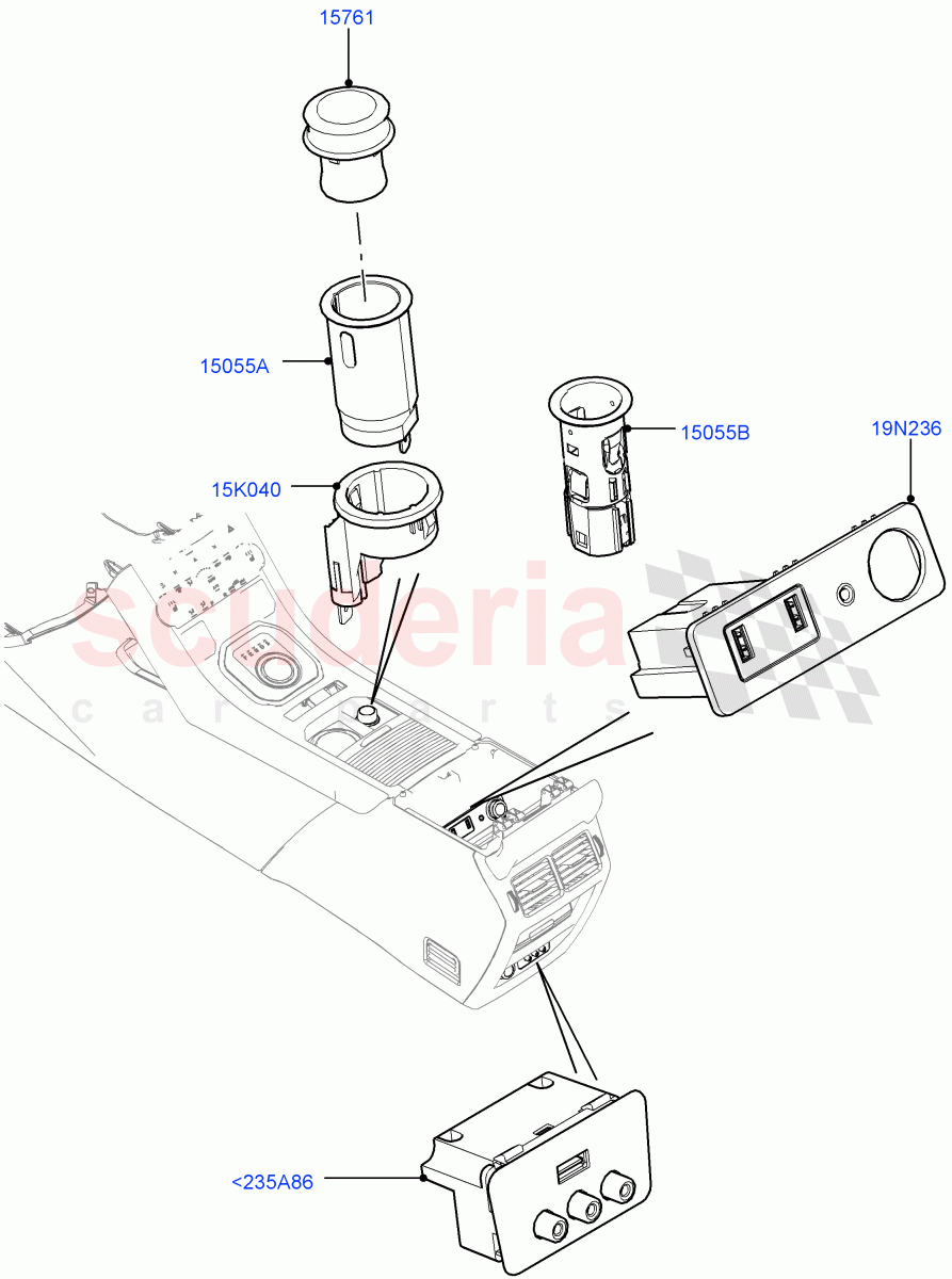 Instrument Panel Related Parts (Itatiaia (Brazil)) ((V) FROMGT000001) of Land Rover Land Rover Range Rover Evoque (2012-2018) [2.0 Turbo Diesel]