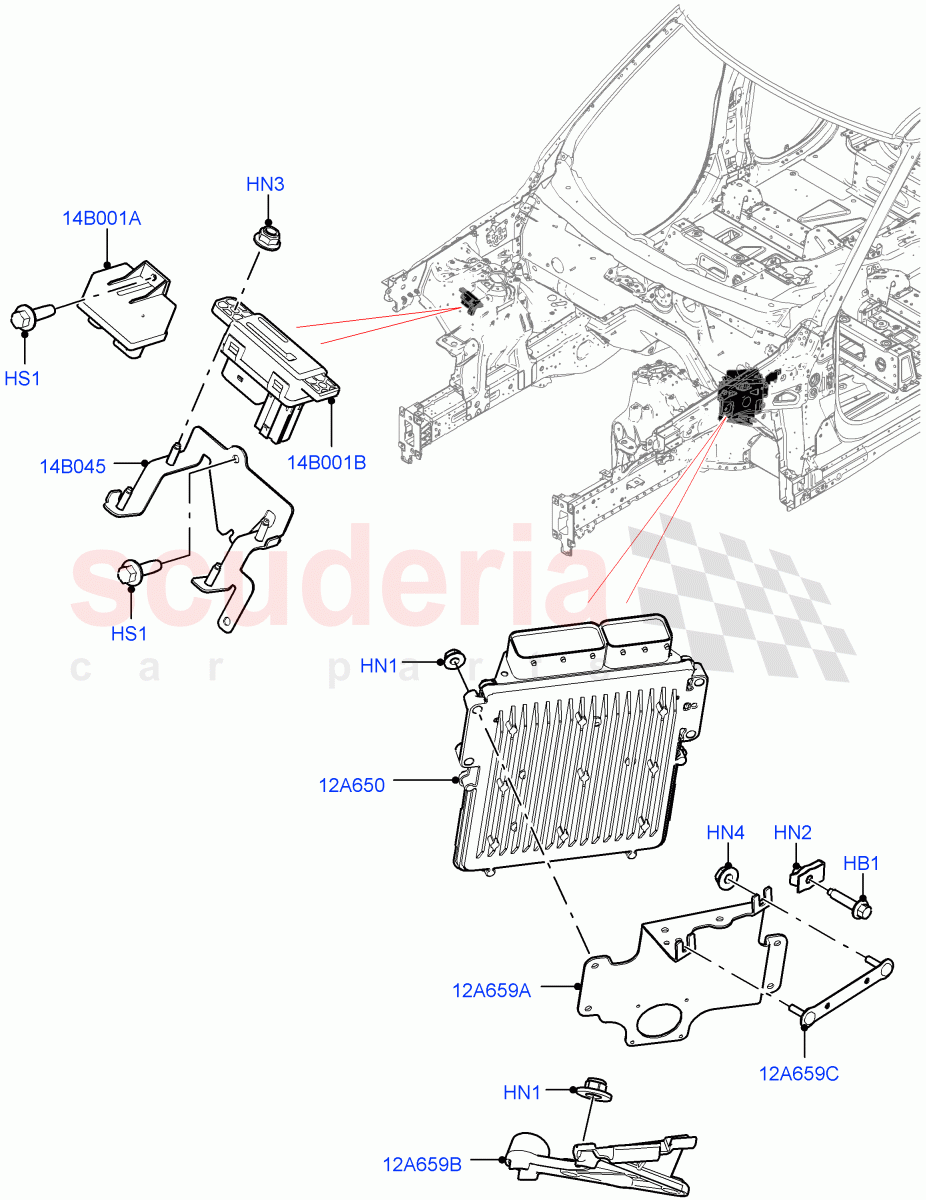 Engine Modules And Sensors (3.0 V6 Diesel) of Land Rover Land Rover Range Rover (2012-2021) [3.0 Diesel 24V DOHC TC]