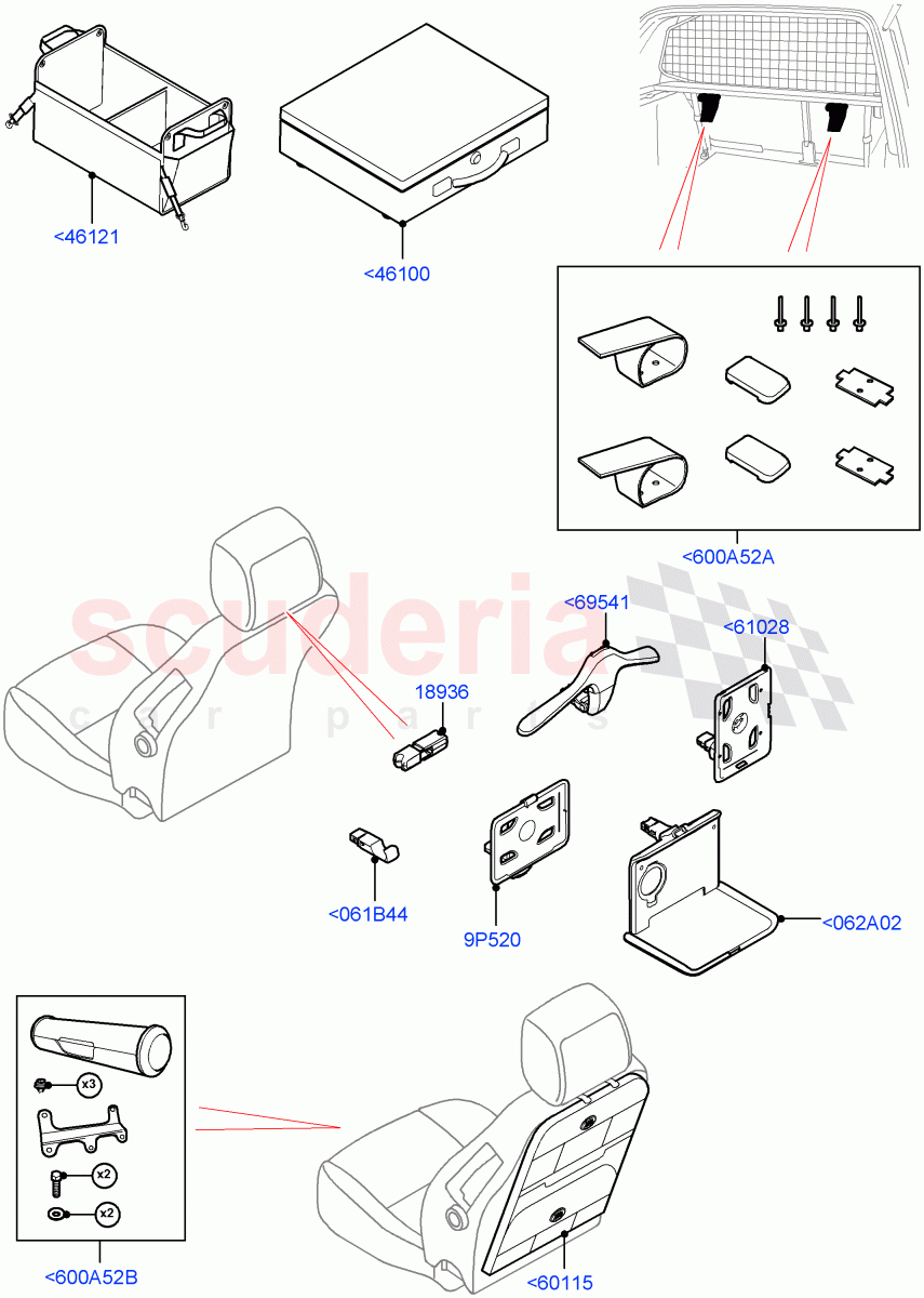 Storage (Accessory) of Land Rover Land Rover Range Rover (2012-2021) [3.0 Diesel 24V DOHC TC]