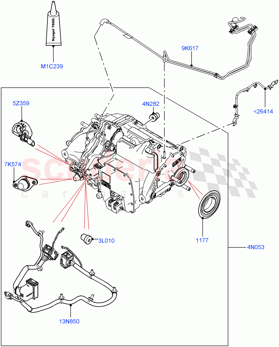 Rear Electric Drive Unit (Main Unit) (1.5L AJ20P3 Petrol High PHEV, Changsu (China)) of Land Rover Land Rover Range Rover Evoque (2019+) [2.0 Turbo Diesel AJ21D4]