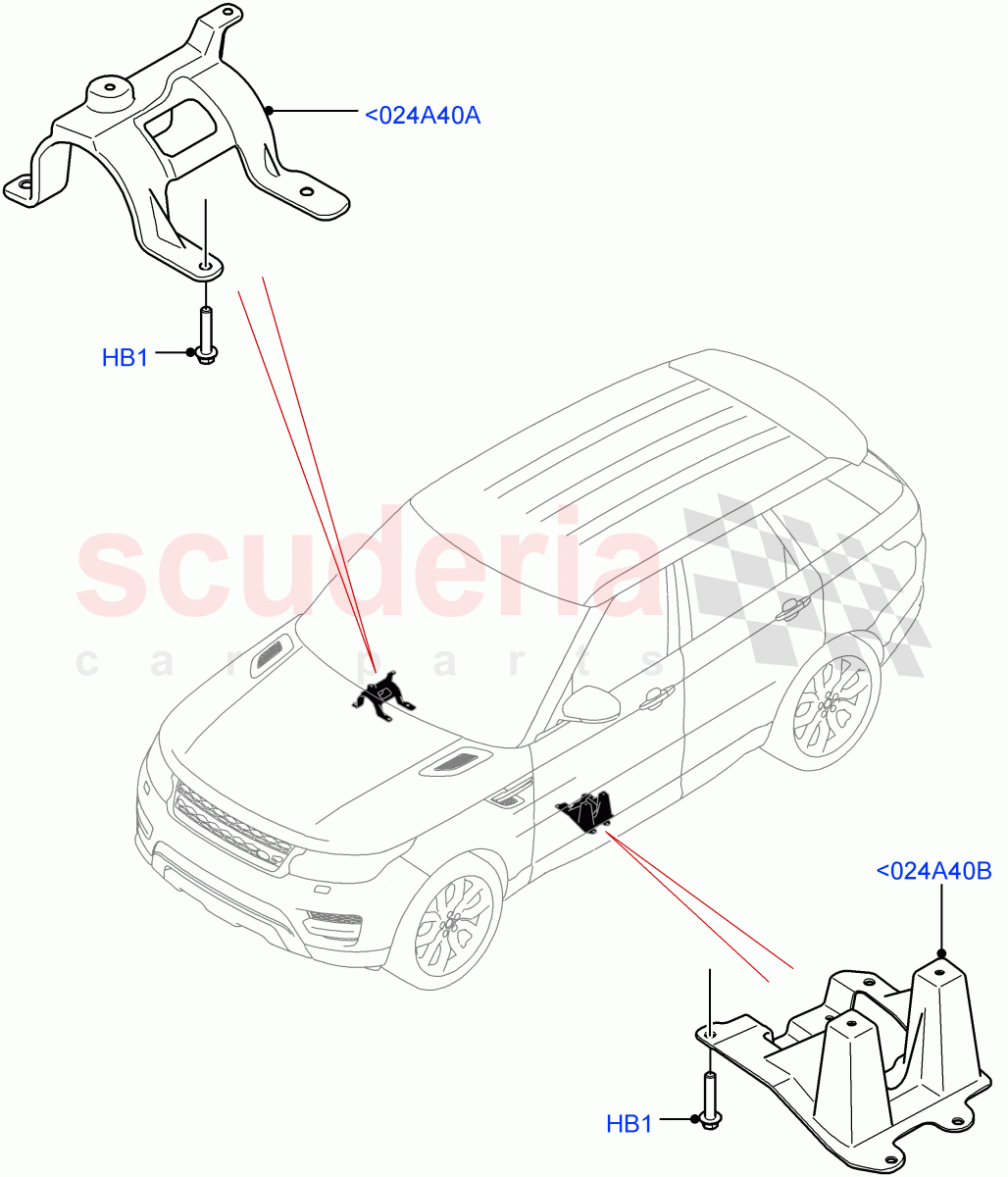 Floor Pan - Centre And Rear (2.0L I4 DSL MID DOHC AJ200, 2.0L I4 DSL HIGH DOHC AJ200) of Land Rover Land Rover Range Rover Sport (2014+) [3.0 DOHC GDI SC V6 Petrol]