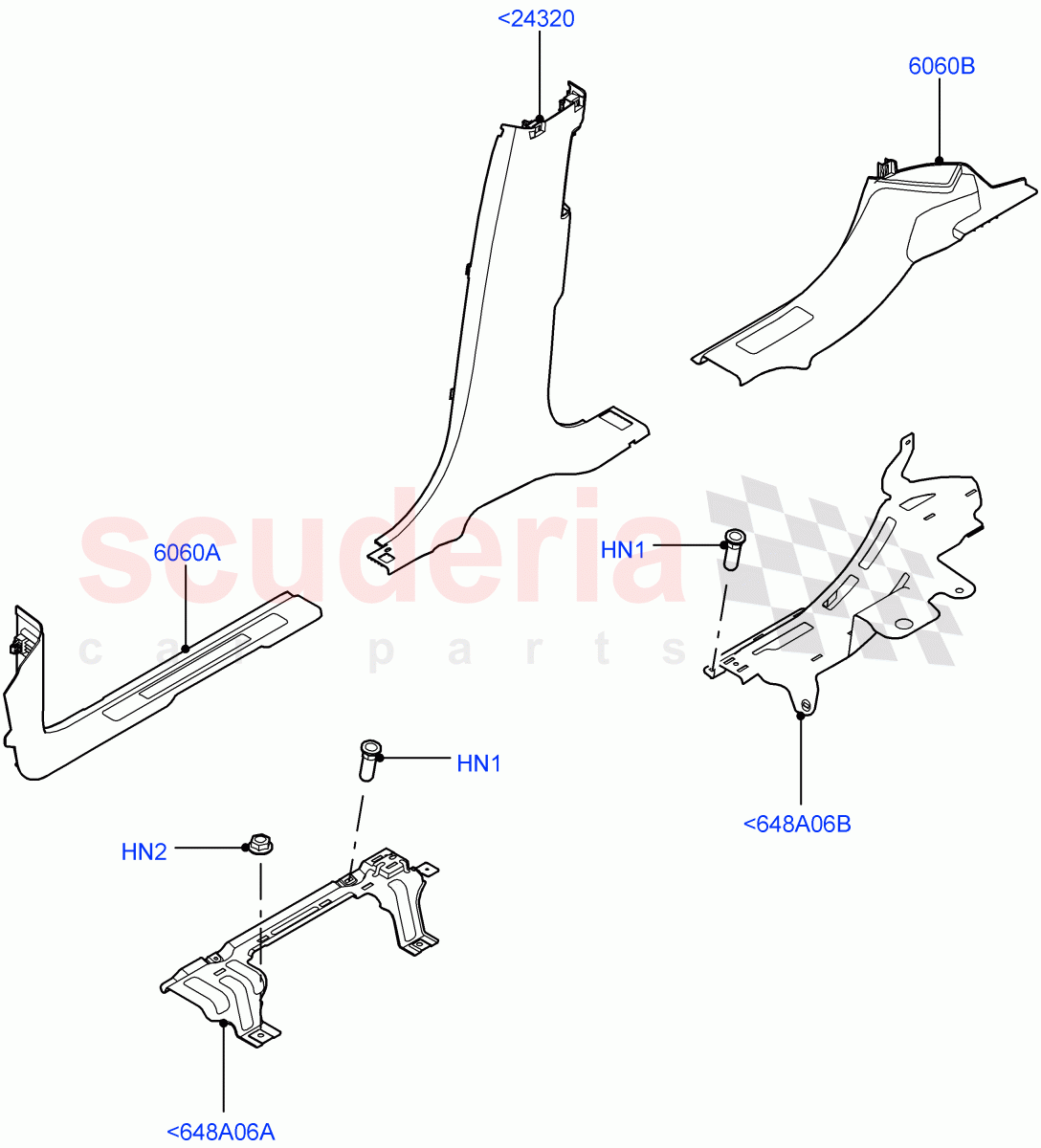 Side Trim (Sill) (Itatiaia (Brazil)) ((V) FROMGT000001) of Land Rover Land Rover Discovery Sport (2015+) [2.0 Turbo Diesel AJ21D4]