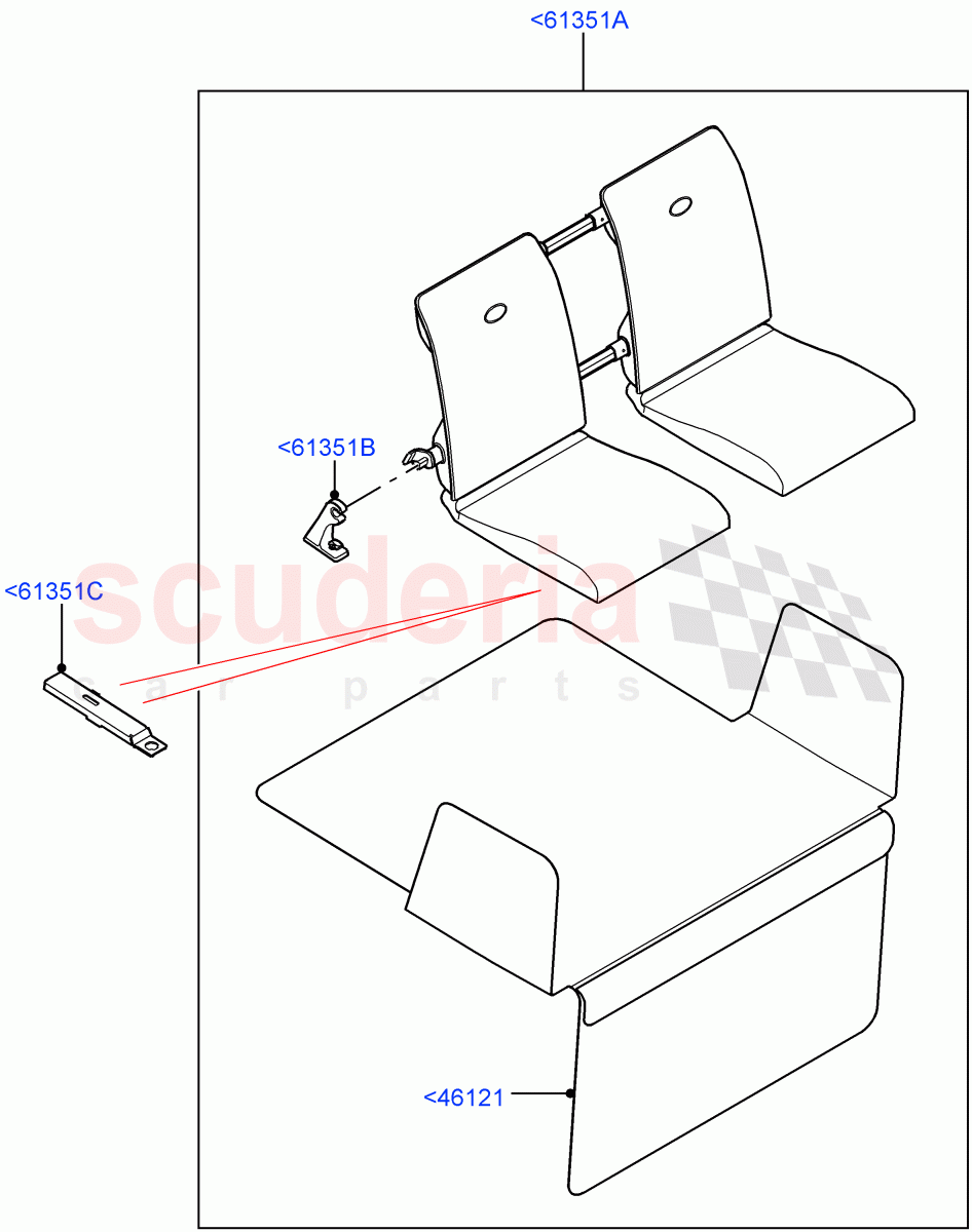 Touring Accessories (Tailgate Event Seating) ((V) FROMJA000001) of Land Rover Land Rover Range Rover Sport (2014+) [3.0 Diesel 24V DOHC TC]