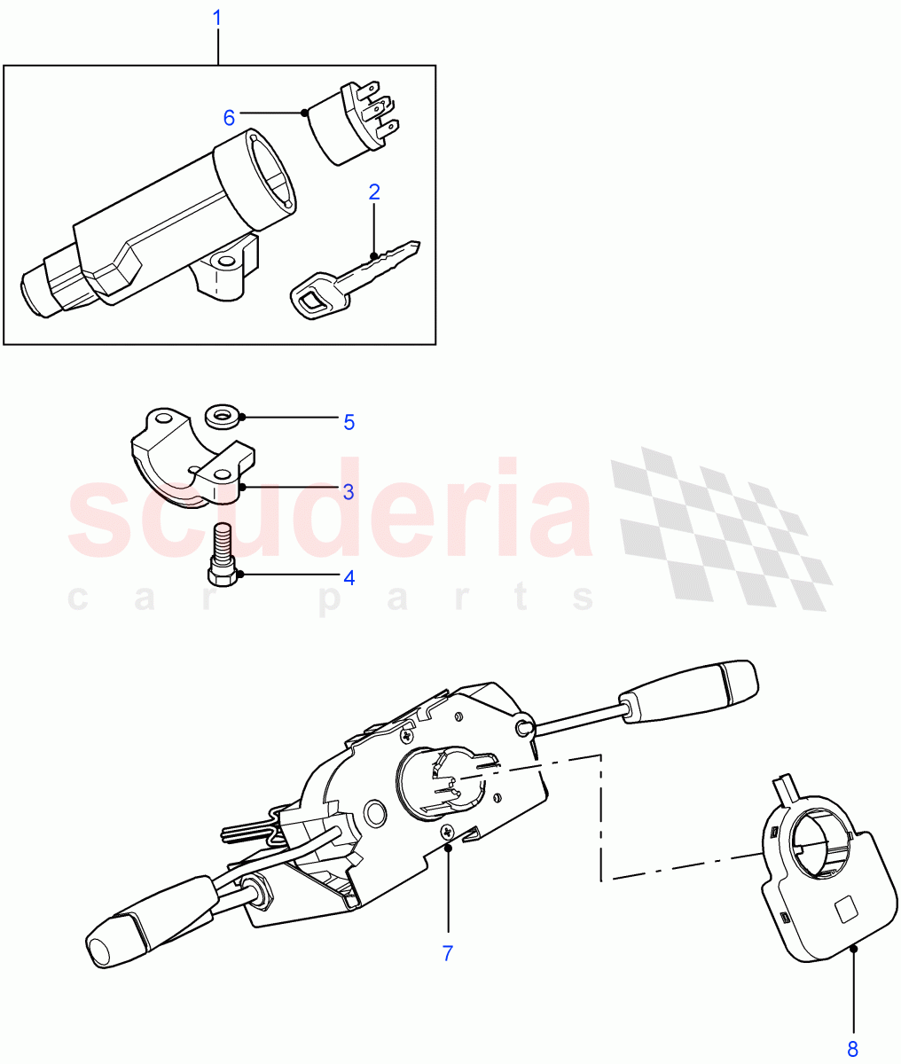 Column ((V) FROMFA000001) of Land Rover Land Rover Defender (2007-2016)