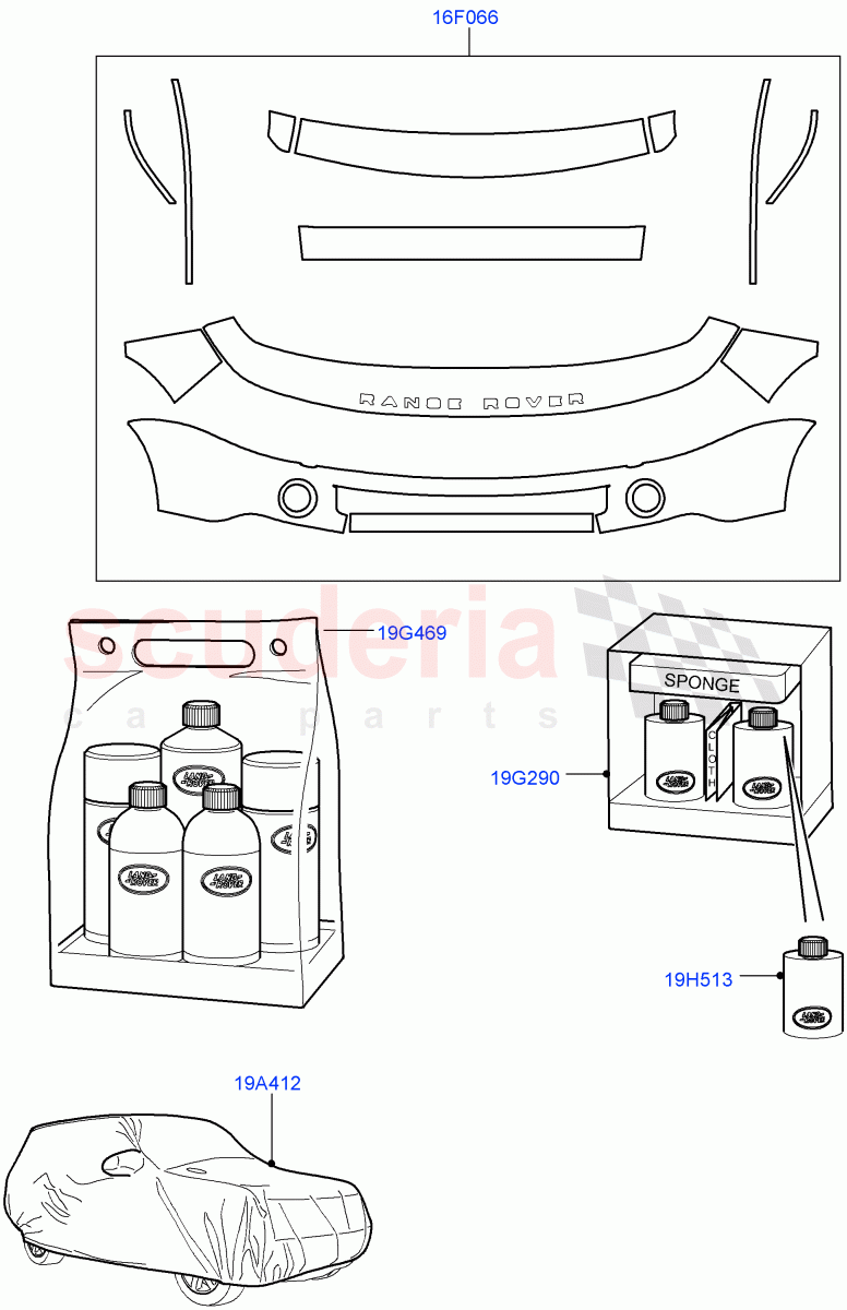 Appearance And Maintenance Aids (Accessory) of Land Rover Land Rover Range Rover Sport (2005-2009) [3.6 V8 32V DOHC EFI Diesel]