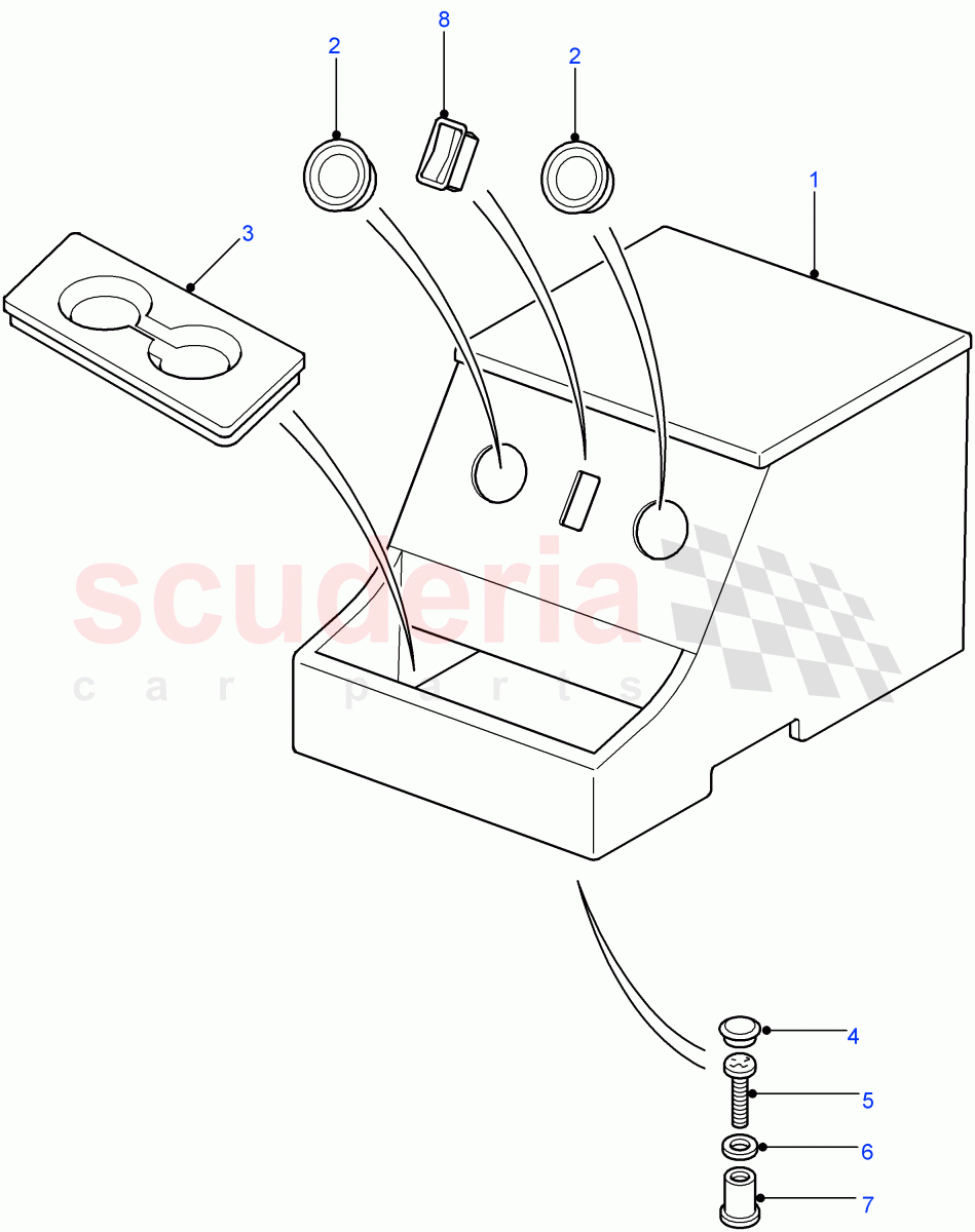 Cubby Box of Land Rover Land Rover Defender (2007-2016)