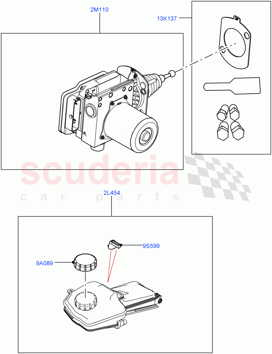 Brake And ABS Pump (Changsu (China)) ((V) FROMMG140569) of Land Rover Land Rover Discovery Sport (2015+) [2.0 Turbo Diesel AJ21D4]