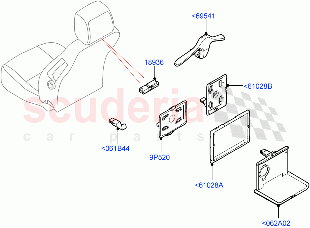 Storage of Land Rover Land Rover Defender (2020+) [3.0 I6 Turbo Petrol AJ20P6]