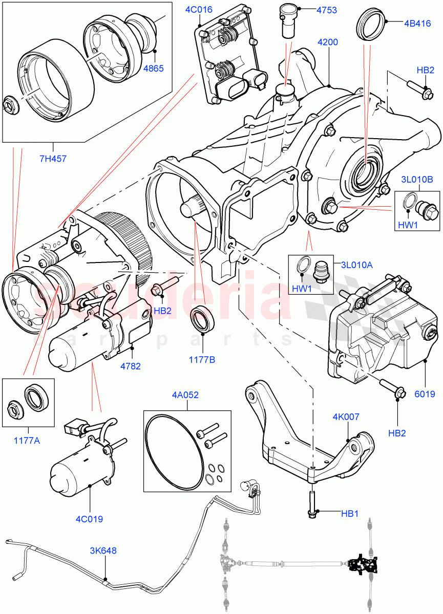 Rear Axle (Itatiaia (Brazil), Efficient Driveline) ((V) FROMGT000001) of Land Rover Land Rover Range Rover Evoque (2012-2018) [2.0 Turbo Diesel]