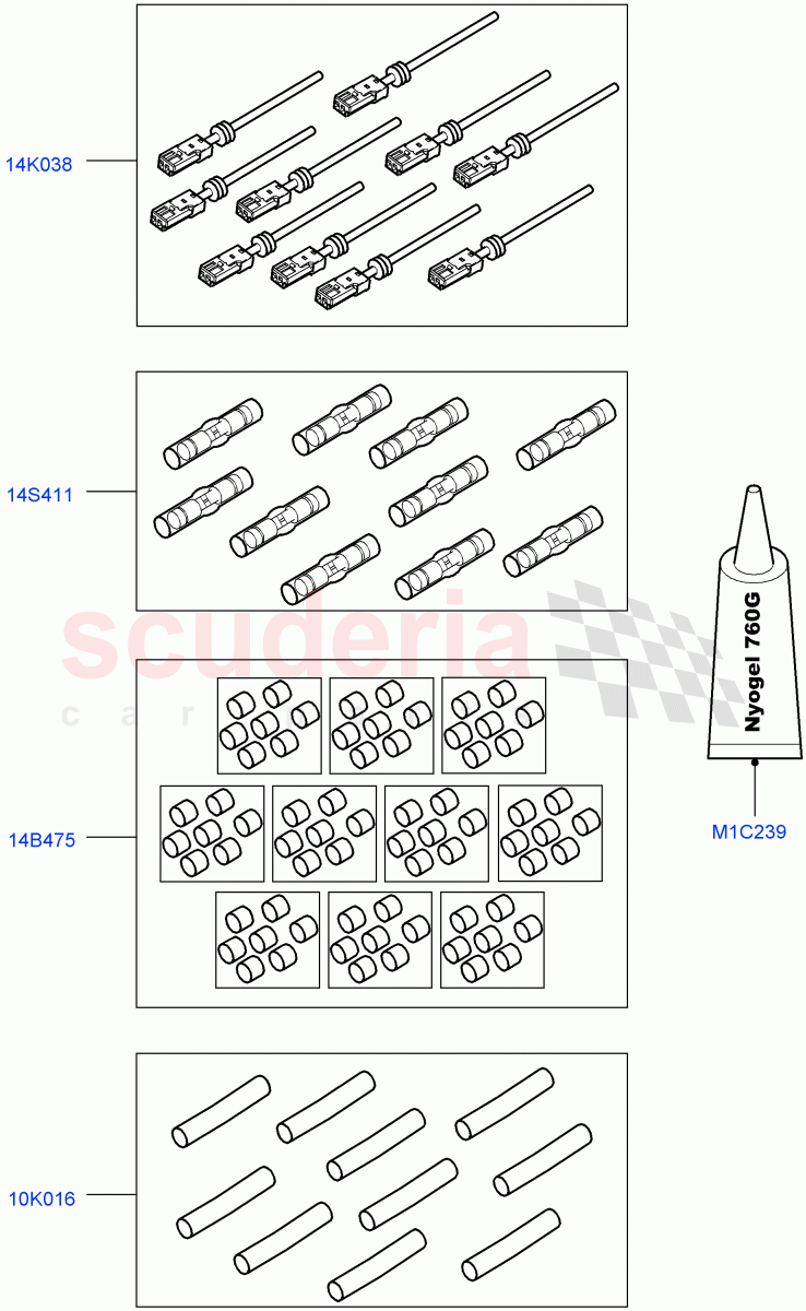 Pigtail Wiring Kits  (Halewood (UK)) of Land Rover Land Rover Range Rover Evoque (2012-2018) [2.2 Single Turbo Diesel]