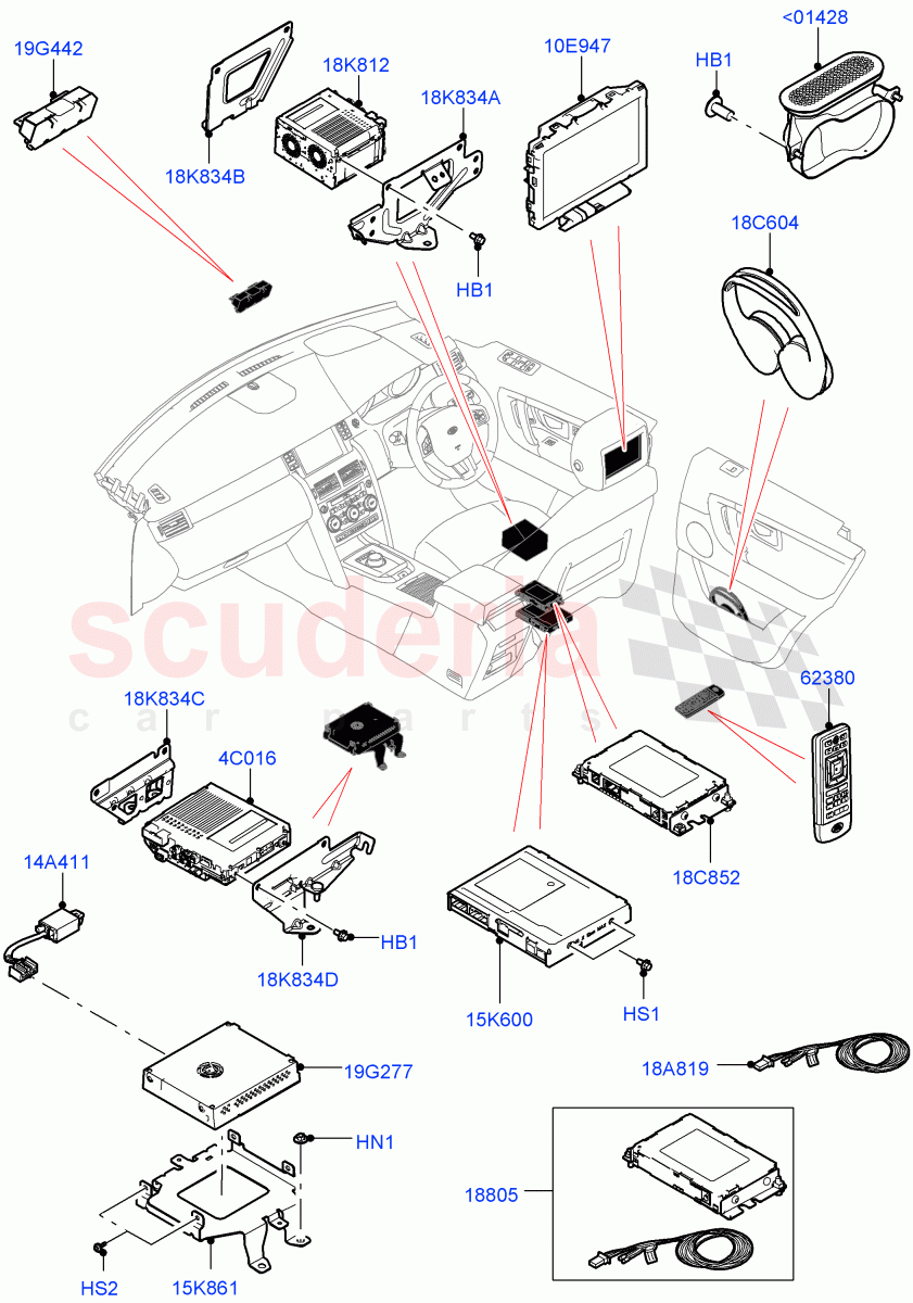 Family Entertainment System (Halewood (UK)) of Land Rover Land Rover Discovery Sport (2015+) [2.2 Single Turbo Diesel]