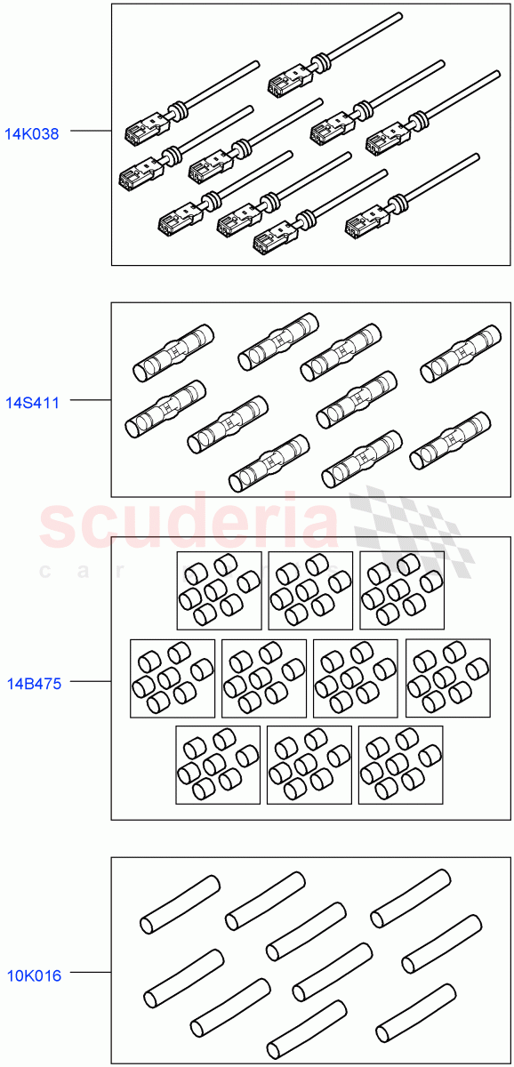 Pigtail Wiring Kits (Solihull Plant Build, ) ((V) FROMHA000001) of Land Rover Land Rover Discovery 5 (2017+) [3.0 I6 Turbo Petrol AJ20P6]