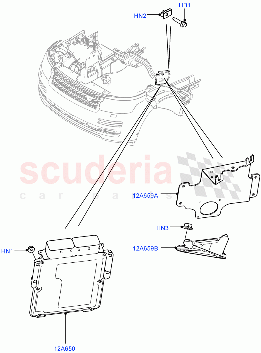Engine Modules And Sensors (5.0L OHC SGDI NA V8 Petrol - AJ133) of Land Rover Land Rover Range Rover (2012-2021) [5.0 OHC SGDI NA V8 Petrol]