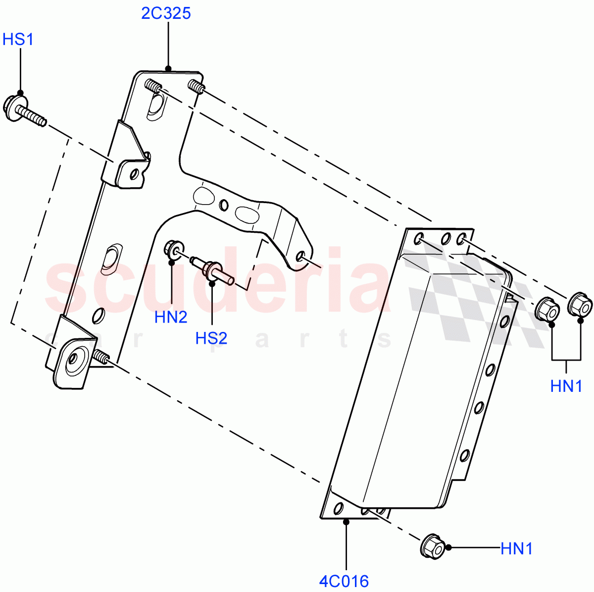 Rear Axle Modules And Sensors (Rear Axle Locking Differential) ((V) TO9A999999) of Land Rover Land Rover Range Rover Sport (2005-2009) [3.6 V8 32V DOHC EFI Diesel]