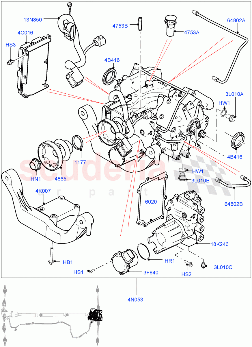 Rear Axle (Internal Components) (Halewood (UK), Dynamic Driveline) ((V) TOHH655127) of Land Rover Land Rover Discovery Sport (2015+) [2.0 Turbo Diesel]