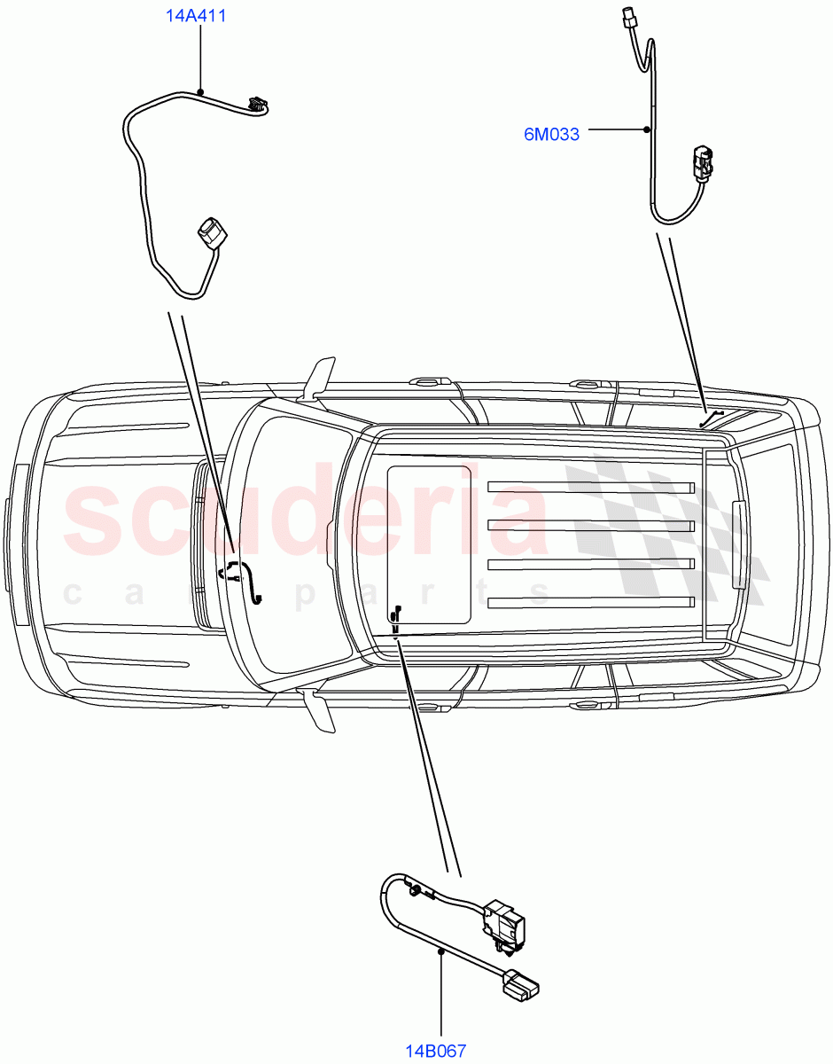 Electrical Wiring - Engine And Dash (Link) ((V) FROMAA000001) of Land Rover Land Rover Range Rover (2010-2012) [4.4 DOHC Diesel V8 DITC]