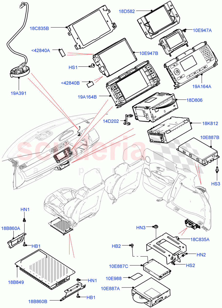 Audio Equipment - Original Fit (Halewood (UK)) of Land Rover Land Rover Range Rover Evoque (2012-2018) [2.0 Turbo Diesel]