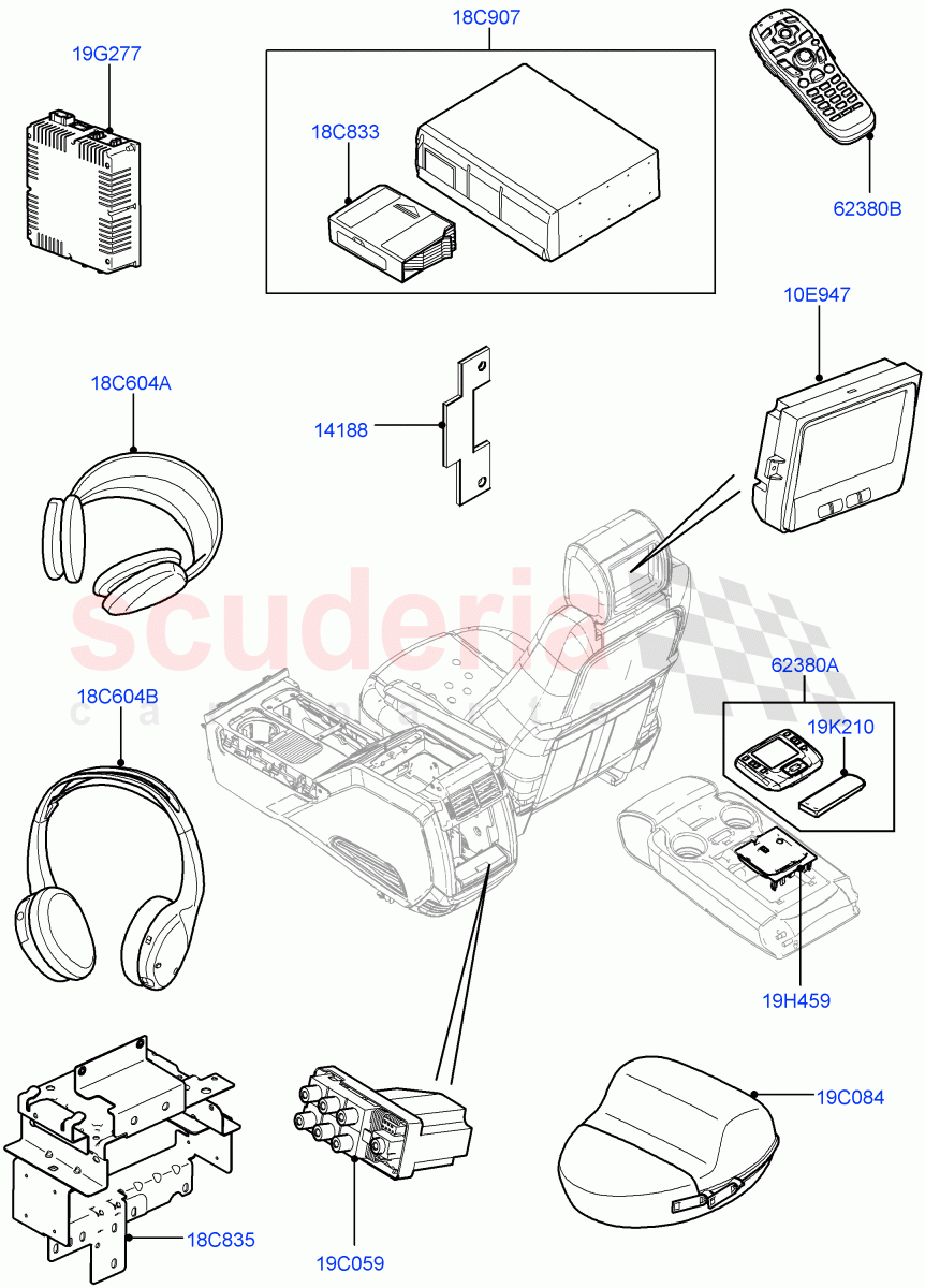 Family Entertainment System ((V) FROMAA000001) of Land Rover Land Rover Range Rover (2010-2012) [3.6 V8 32V DOHC EFI Diesel]