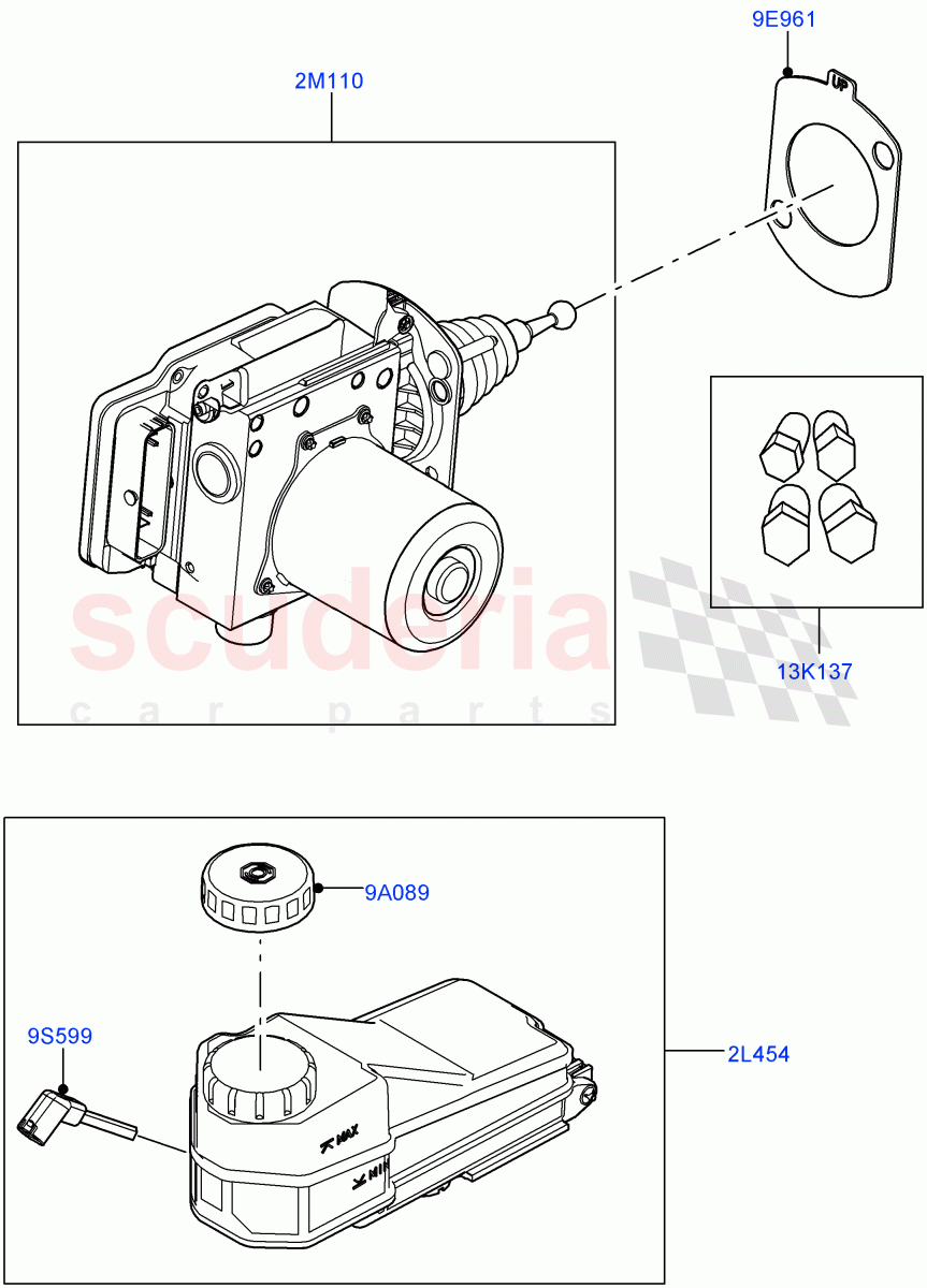 Brake And ABS Pump of Land Rover Land Rover Range Rover (2022+) [3.0 I6 Turbo Diesel AJ20D6]