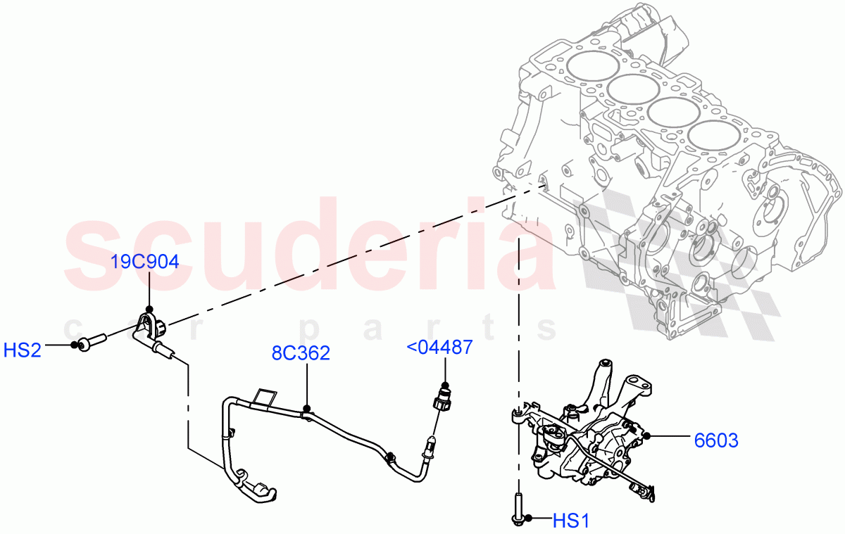 Vacuum Control And Air Injection (2.0L AJ20P4 Petrol Mid PTA, Itatiaia (Brazil), 2.0L AJ20P4 Petrol E100 PTA, 2.0L AJ20P4 Petrol High PTA) of Land Rover Land Rover Range Rover Evoque (2019+) [2.0 Turbo Petrol AJ200P]