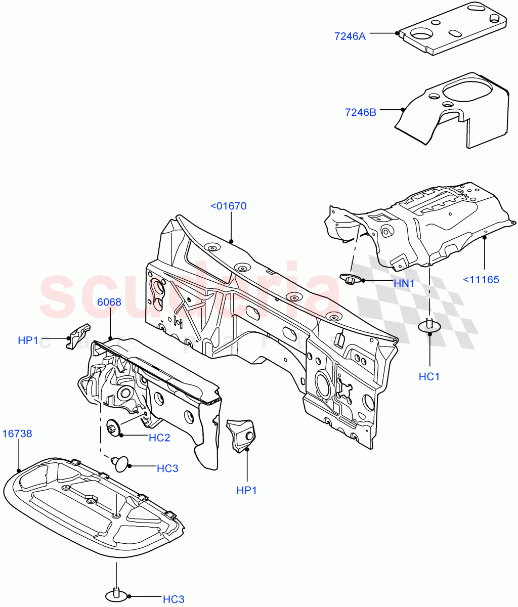 Insulators - Front ((V) FROMAA000001) of Land Rover Land Rover Discovery 4 (2010-2016) [3.0 Diesel 24V DOHC TC]