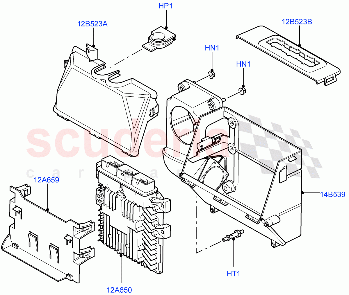 Engine Modules And Sensors (Lion Diesel 2.7 V6 (140KW)) ((V) FROMAA000001) of Land Rover Land Rover Discovery 4 (2010-2016) [2.7 Diesel V6]