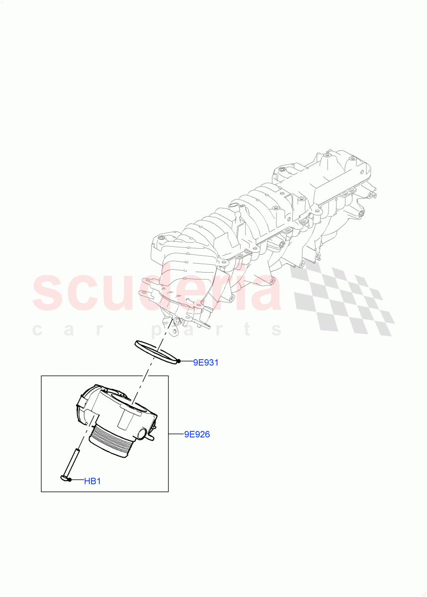 Throttle Housing (2.0L AJ21D4 Diesel Mid) ((V) FROMMA000001) of Land Rover Land Rover Range Rover Velar (2017+) [2.0 Turbo Diesel AJ21D4]