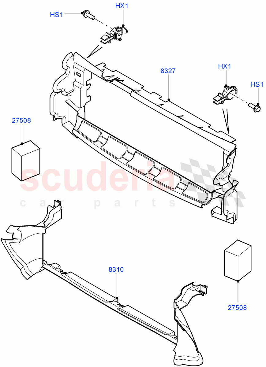 Air Deflectors (Changsu (China)) ((V) FROMEG000001) of Land Rover Land Rover Range Rover Evoque (2012-2018) [2.0 Turbo Diesel]