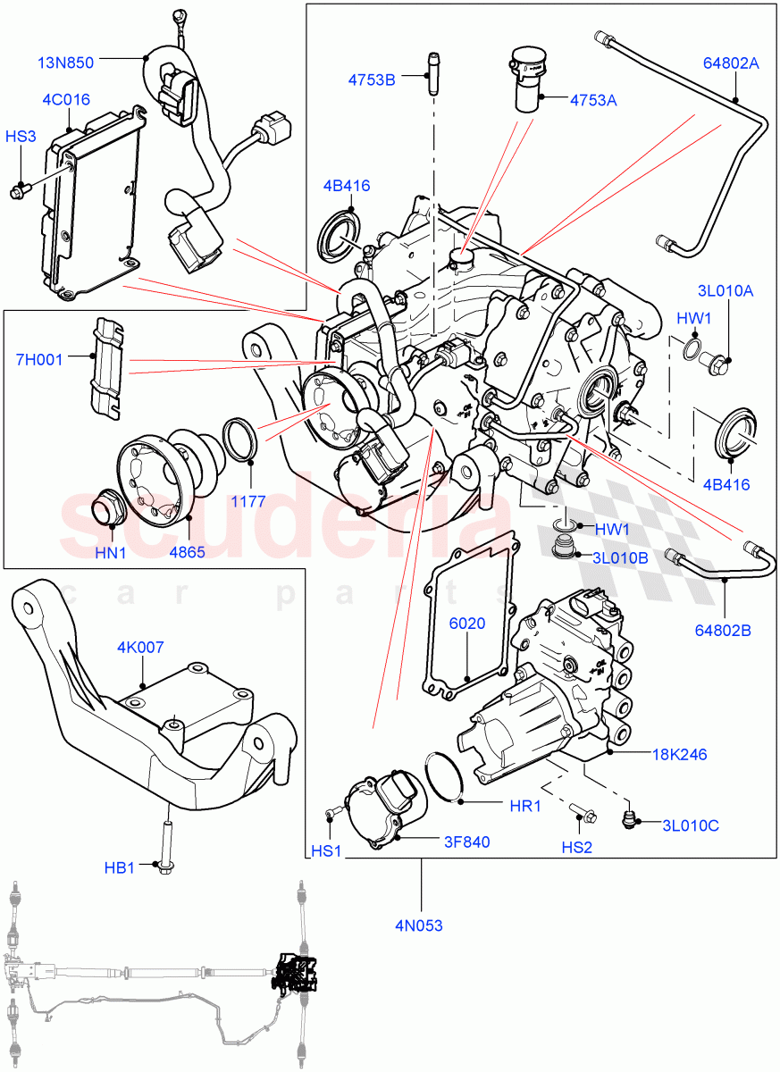 Rear Axle (Internal Components) (Itatiaia (Brazil), Dynamic Driveline) ((V) FROMJT000001) of Land Rover Land Rover Discovery Sport (2015+) [2.2 Single Turbo Diesel]