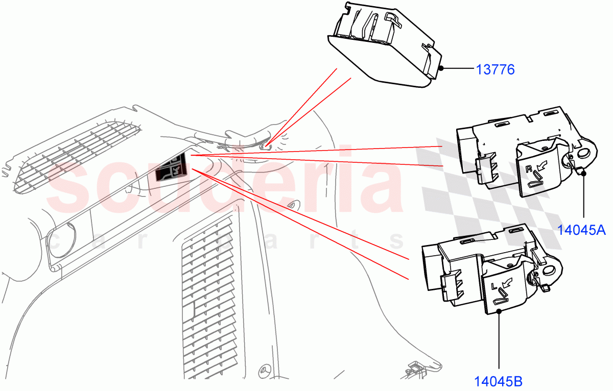 Switches (Load Compartment) (Itatiaia (Brazil)) ((V) FROMGT000001) of Land Rover Land Rover Discovery Sport (2015+) [2.2 Single Turbo Diesel]