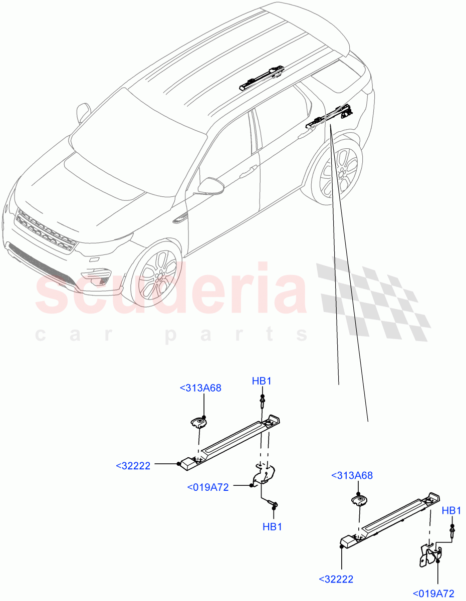 Load Compartment Trim (Floor) (Itatiaia (Brazil)) ((V) FROMGT000001) of Land Rover Land Rover Discovery Sport (2015+) [2.0 Turbo Petrol GTDI]