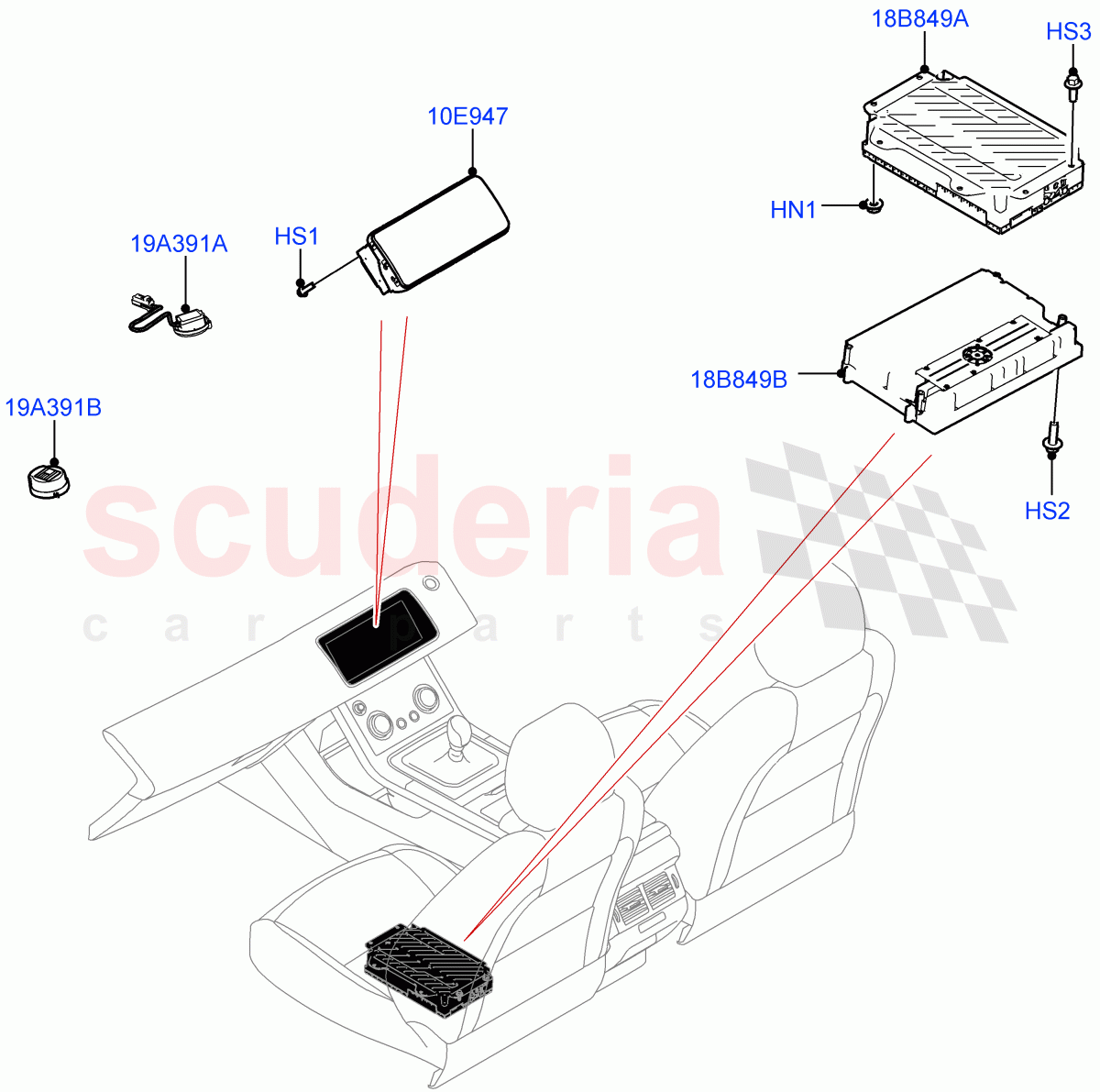 Audio Equipment - Original Fit (Changsu (China)) ((V) FROMKG446857) of Land Rover Land Rover Discovery Sport (2015+) [2.0 Turbo Petrol GTDI]