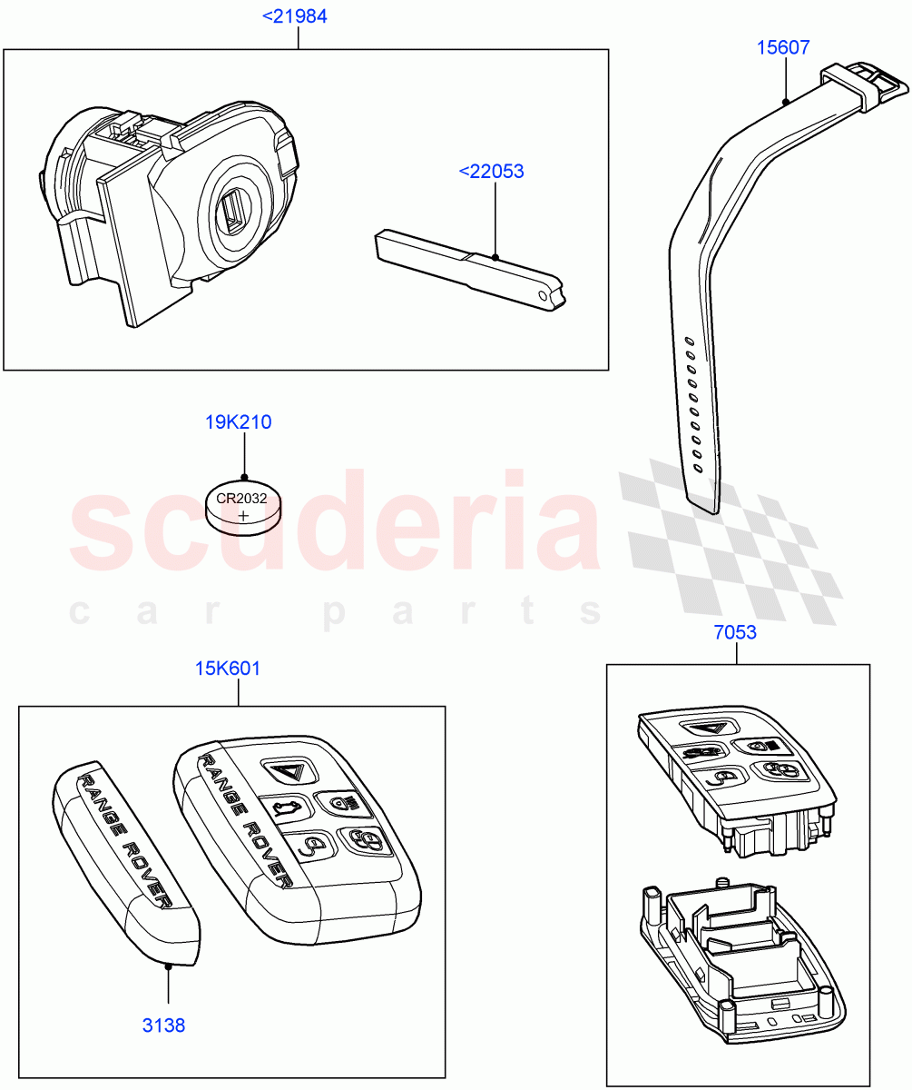 Vehicle Lock Sets And Repair Kits of Land Rover Land Rover Range Rover Sport (2014+) [5.0 OHC SGDI SC V8 Petrol]