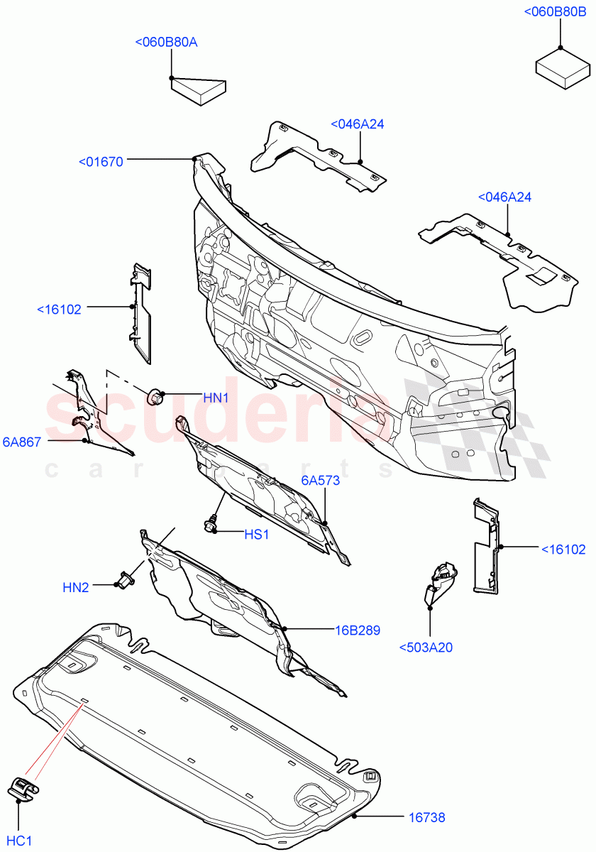 Insulators - Front (Itatiaia (Brazil)) ((V) FROMGT000001) of Land Rover Land Rover Discovery Sport (2015+) [2.2 Single Turbo Diesel]