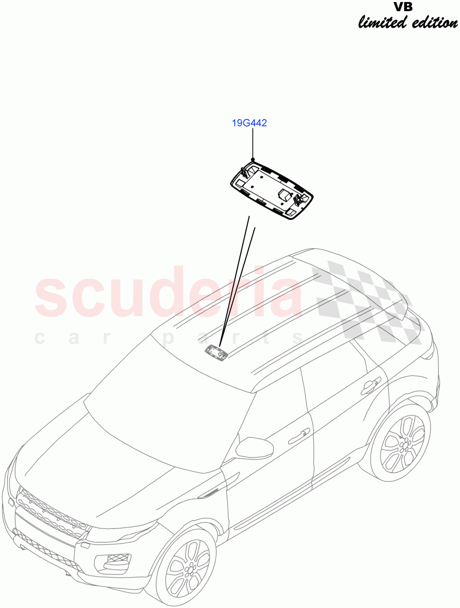 Family Entertainment System (Board Monitor) (Victoria Beckham Limited Edition, Halewood (UK)) of Land Rover Land Rover Range Rover Evoque (2012-2018) [2.0 Turbo Diesel]