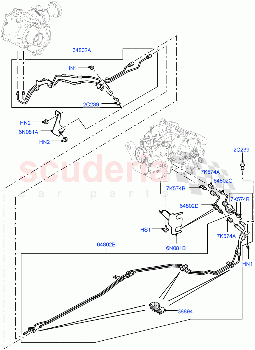 Active Driveline (Itatiaia (Brazil), Dynamic Driveline) ((V) FROMGT000001) of Land Rover Land Rover Range Rover Evoque (2012-2018) [2.0 Turbo Diesel]