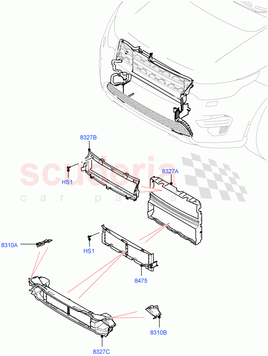 Air Deflectors (Itatiaia (Brazil)) ((V) FROMLT000001) of Land Rover Land Rover Discovery Sport (2015+) [2.2 Single Turbo Diesel]