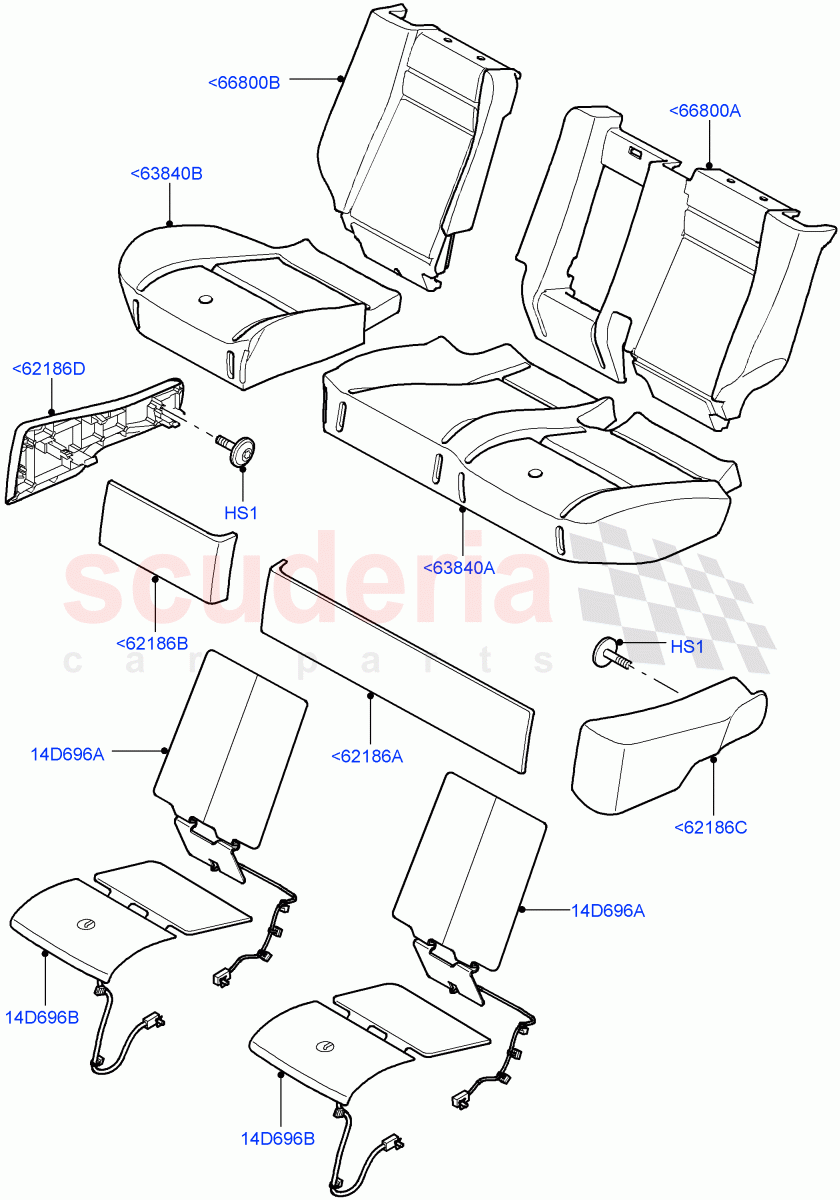 Rear Seat Pads/Valances & Heating ((V) FROMAA000001) of Land Rover Land Rover Range Rover Sport (2010-2013) [3.0 Diesel 24V DOHC TC]