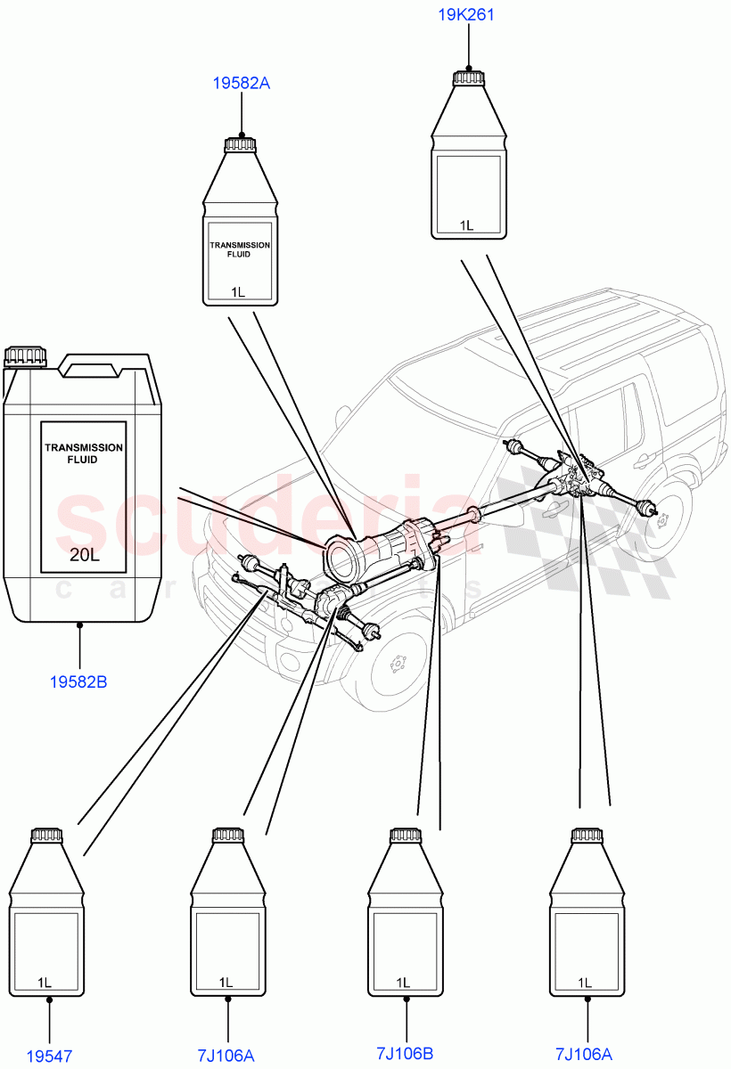 Transmission & Power Steering Oil ((V) FROMAA000001) of Land Rover Land Rover Discovery 4 (2010-2016) [3.0 Diesel 24V DOHC TC]