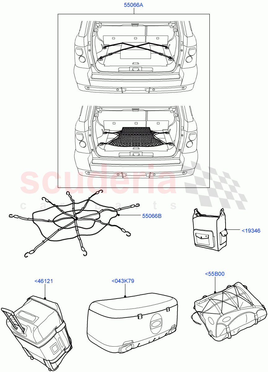 Accessory Stowage Kits (Accessory) of Land Rover Land Rover Range Rover Sport (2005-2009) [4.4 AJ Petrol V8]
