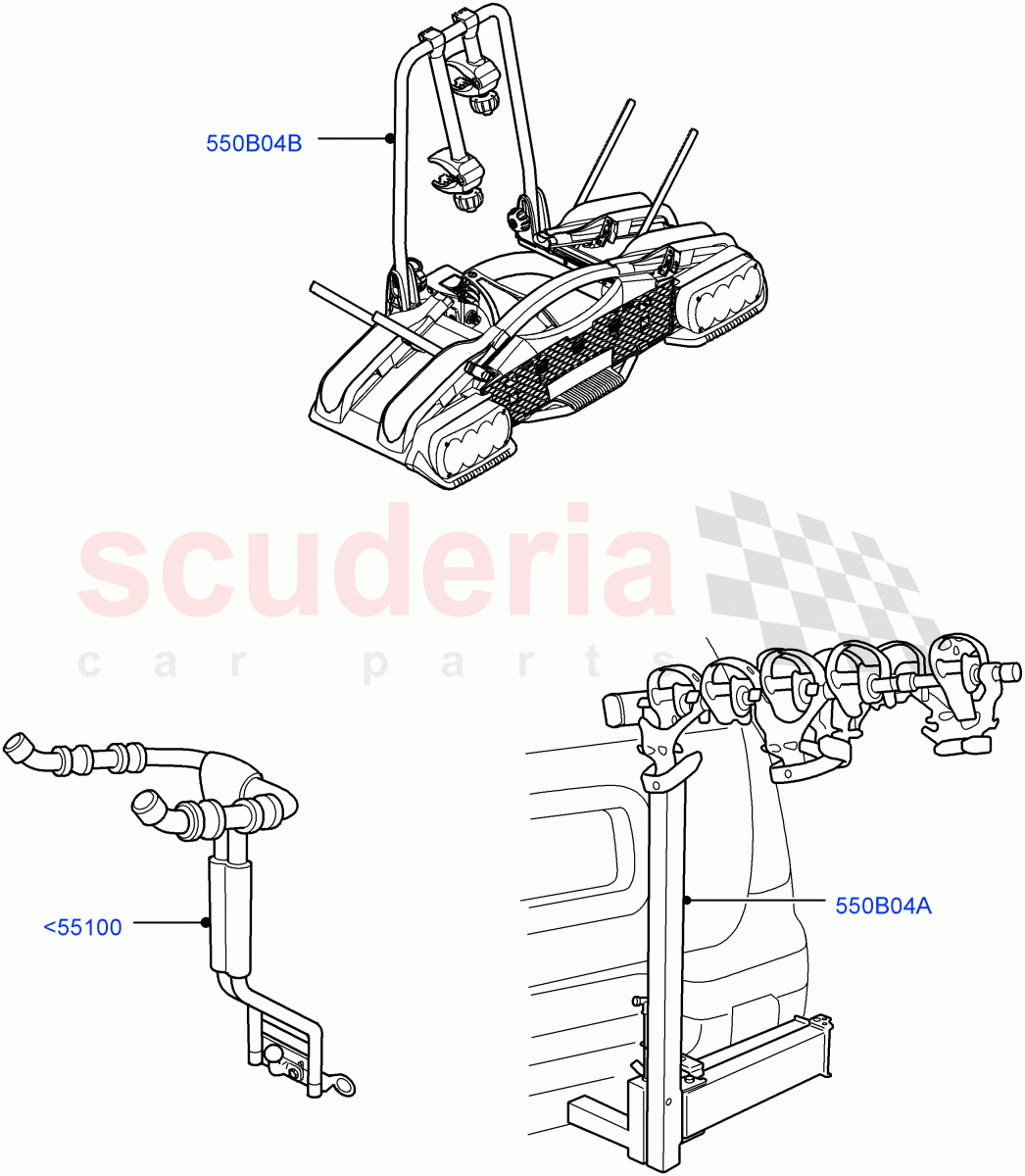 Accessories - Sports And Leisure (Accessory) ((V) TO9A999999) of Land Rover Land Rover Range Rover Sport (2005-2009) [4.2 Petrol V8 Supercharged]