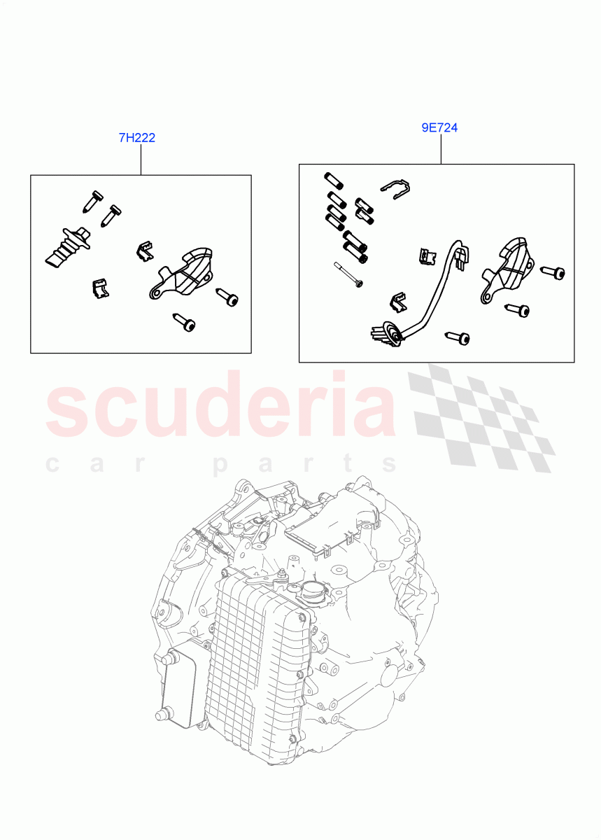 Valve Body - Main Control & Servo's (9 Speed Auto Trans 9HP50, Itatiaia (Brazil)) of Land Rover Land Rover Range Rover Evoque (2019+) [1.5 I3 Turbo Petrol AJ20P3]