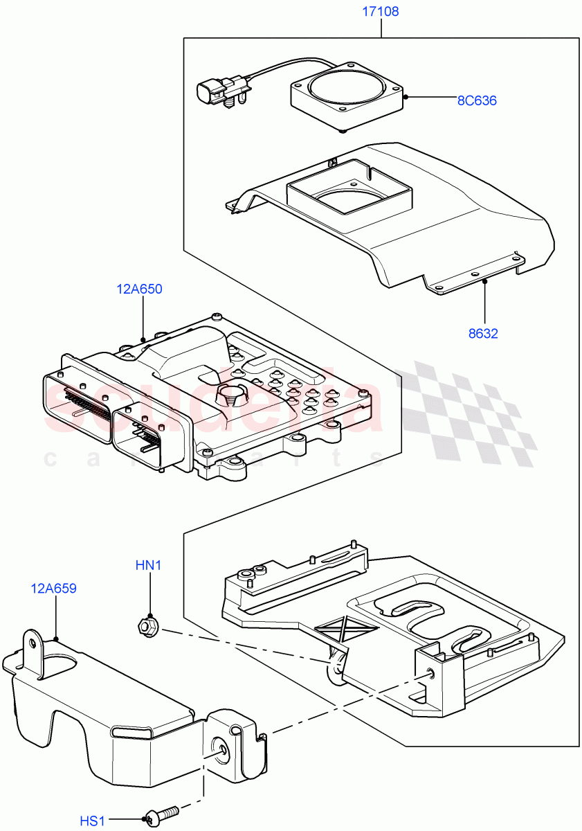 Engine Modules And Sensors (5.0L OHC SGDI NA V8 Petrol - AJ133) ((V) FROMAA000001) of Land Rover Land Rover Range Rover (2010-2012) [5.0 OHC SGDI NA V8 Petrol]
