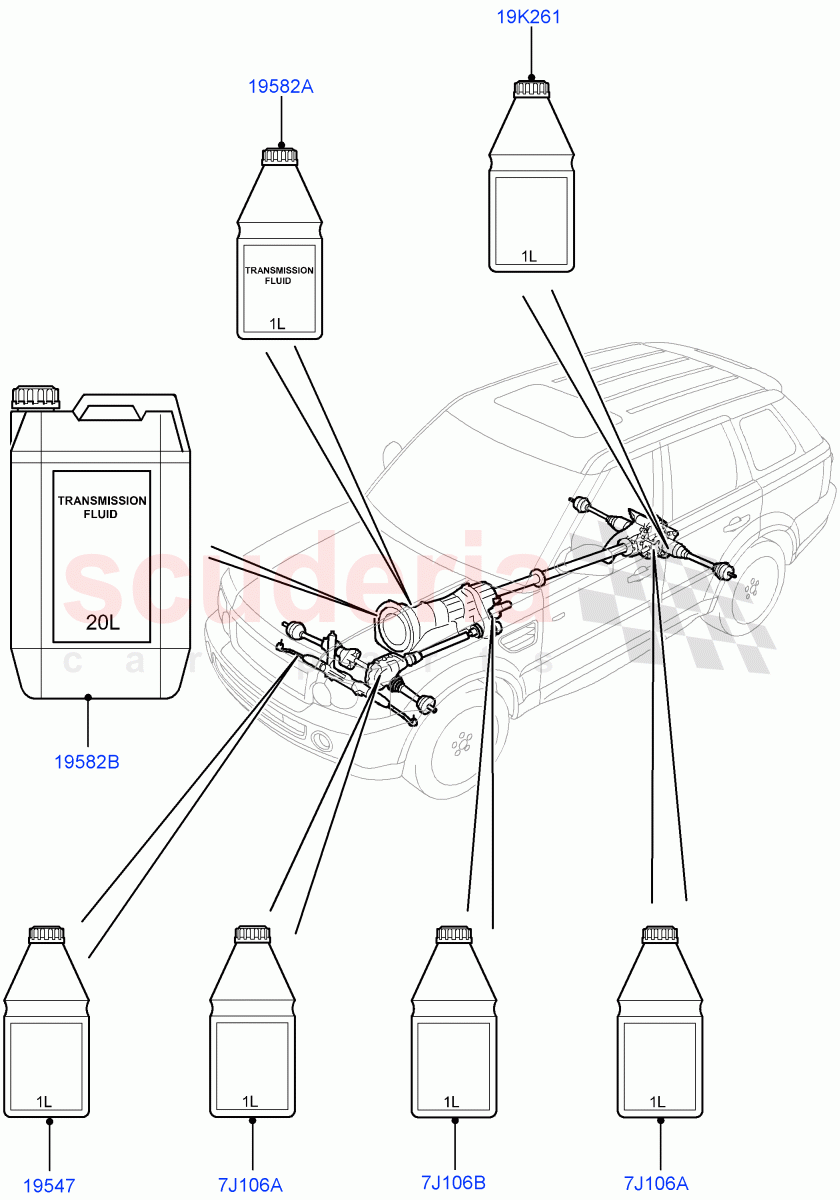 Transmission & Power Steering Oil ((V) FROMAA000001) of Land Rover Land Rover Range Rover Sport (2010-2013) [3.0 Diesel 24V DOHC TC]