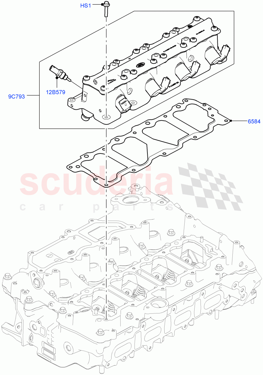Variable Valve Lift Unit (Solihull Plant Build) (2.0L I4 High DOHC AJ200 Petrol, 2.0L AJ200P Hi PHEV, 2.0L I4 Mid DOHC AJ200 Petrol) ((V) FROMHA000001) of Land Rover Land Rover Range Rover Sport (2014+) [2.0 Turbo Petrol AJ200P]
