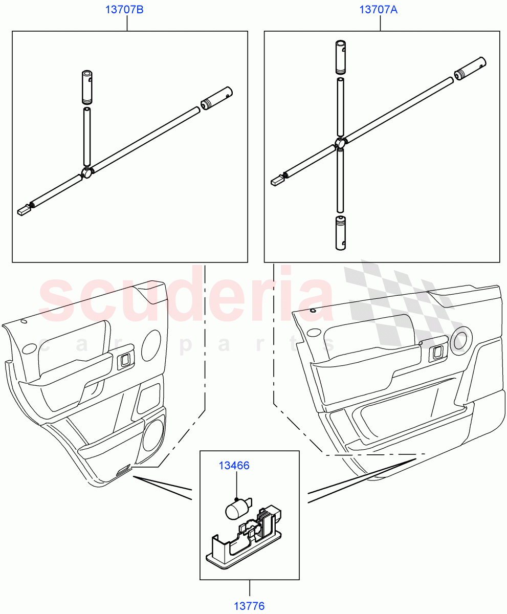 Interior Lamps (Door - Front/Rear) ((V) FROMAA000001) of Land Rover Land Rover Range Rover (2010-2012) [5.0 OHC SGDI SC V8 Petrol]