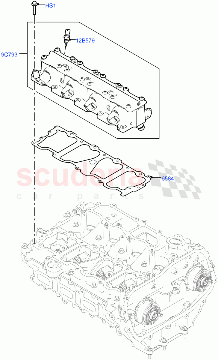 Variable Valve Lift Unit (2.0L I4 High DOHC AJ200 Petrol, Changsu (China), 2.0L I4 Mid DOHC AJ200 Petrol) of Land Rover Land Rover Discovery Sport (2015+) [2.0 Turbo Petrol AJ200P]