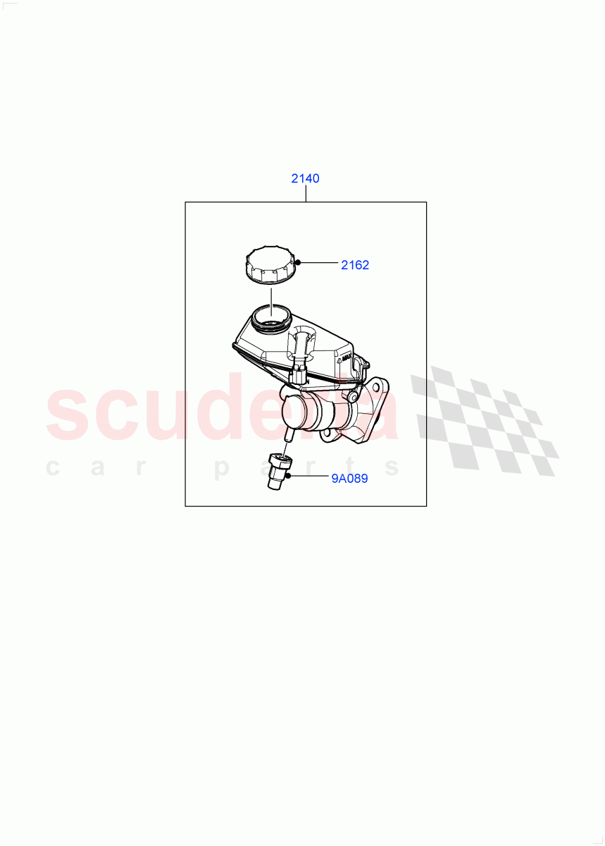 Master Cylinder - Brake System (Changsu (China)) ((V) FROMEG000001, (V) TOGG134738) of Land Rover Land Rover Range Rover Evoque (2012-2018) [2.0 Turbo Diesel]