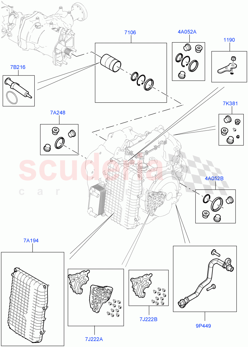 Transmission External Components (9 Speed Auto AWD, Changsu (China)) ((V) FROMEG000001) of Land Rover Land Rover Range Rover Evoque (2012-2018) [2.2 Single Turbo Diesel]