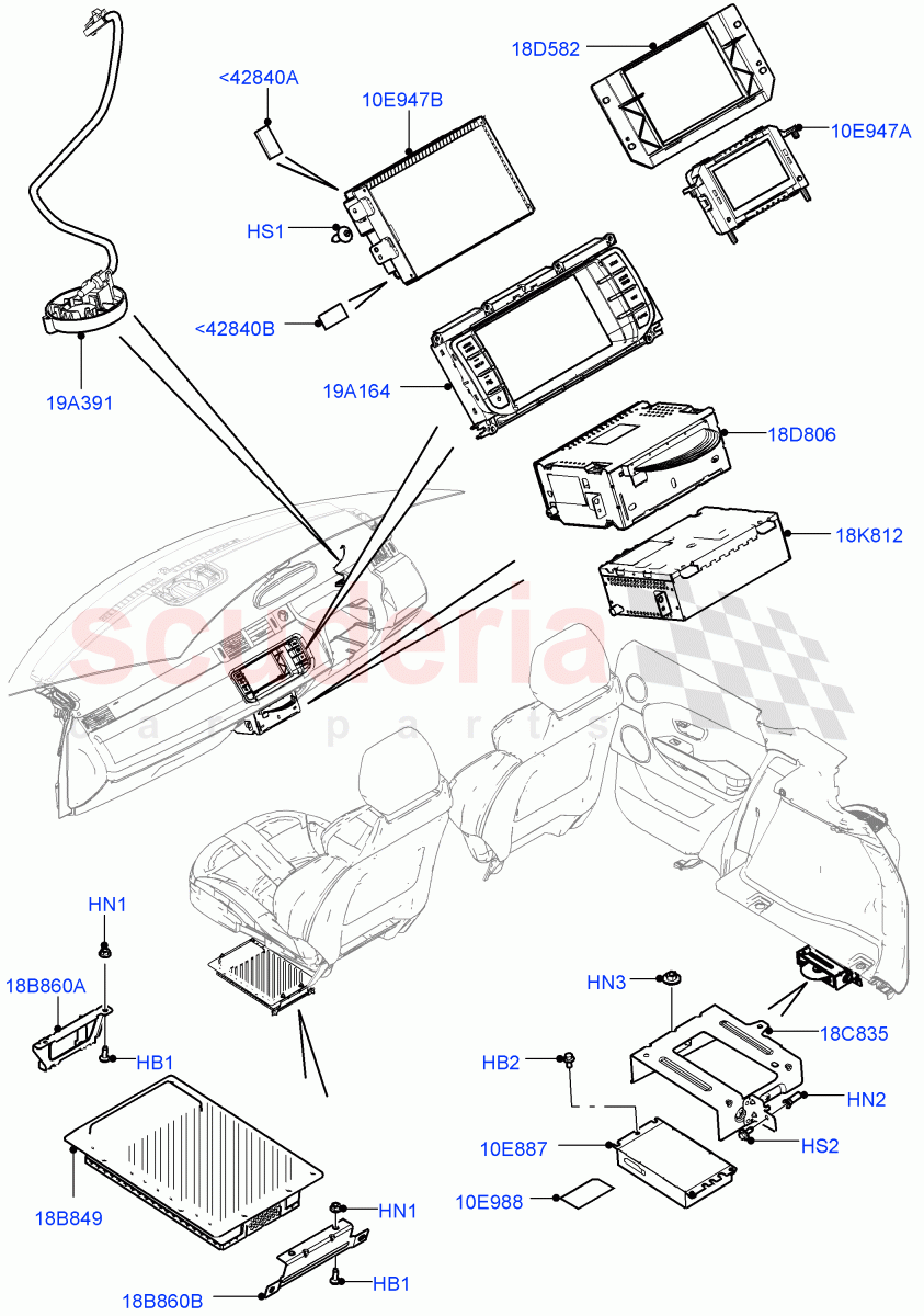 Audio Equipment - Original Fit (Itatiaia (Brazil)) ((V) FROMGT000001) of Land Rover Land Rover Range Rover Evoque (2012-2018) [2.0 Turbo Diesel]